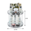 Luxury Dresser Cosmetics Rotating Storage Shelf Box Toilet Desktop Perfume Skin Care Products Shelf Tray