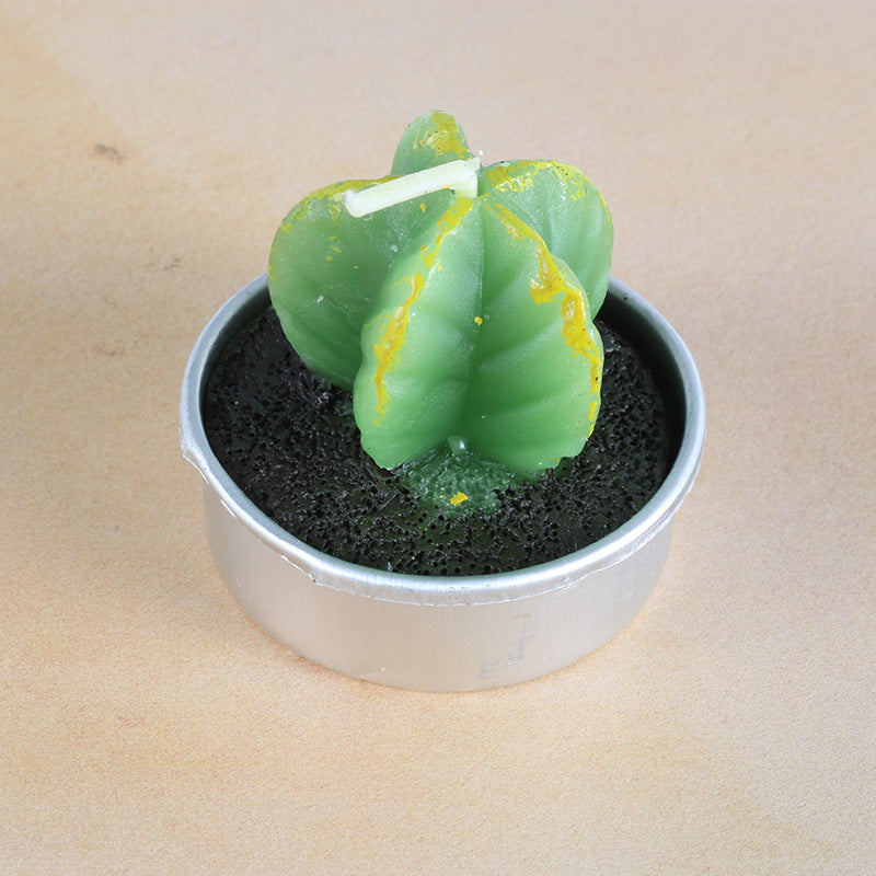 Simulated Succulent Candle Aromatherapy