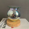 Aromatherapy Glass Night Light 3D Glass Candle Light