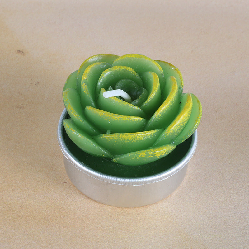 Simulated Succulent Candle Aromatherapy