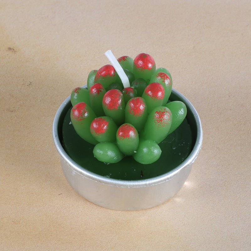 Simulated Succulent Candle Aromatherapy
