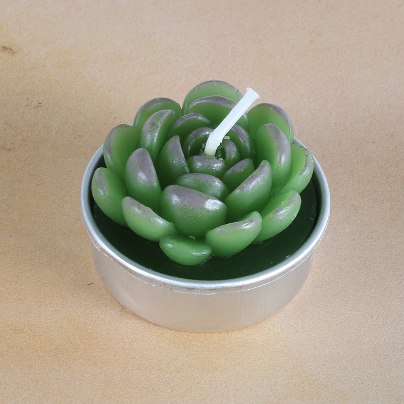 Simulated Succulent Candle Aromatherapy
