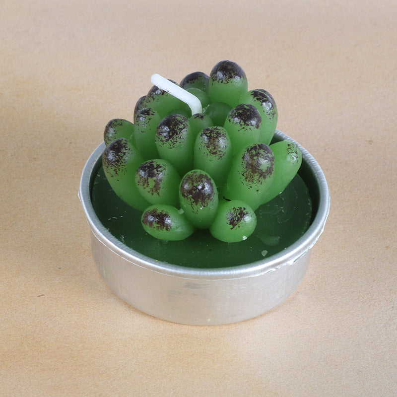 Simulated Succulent Candle Aromatherapy