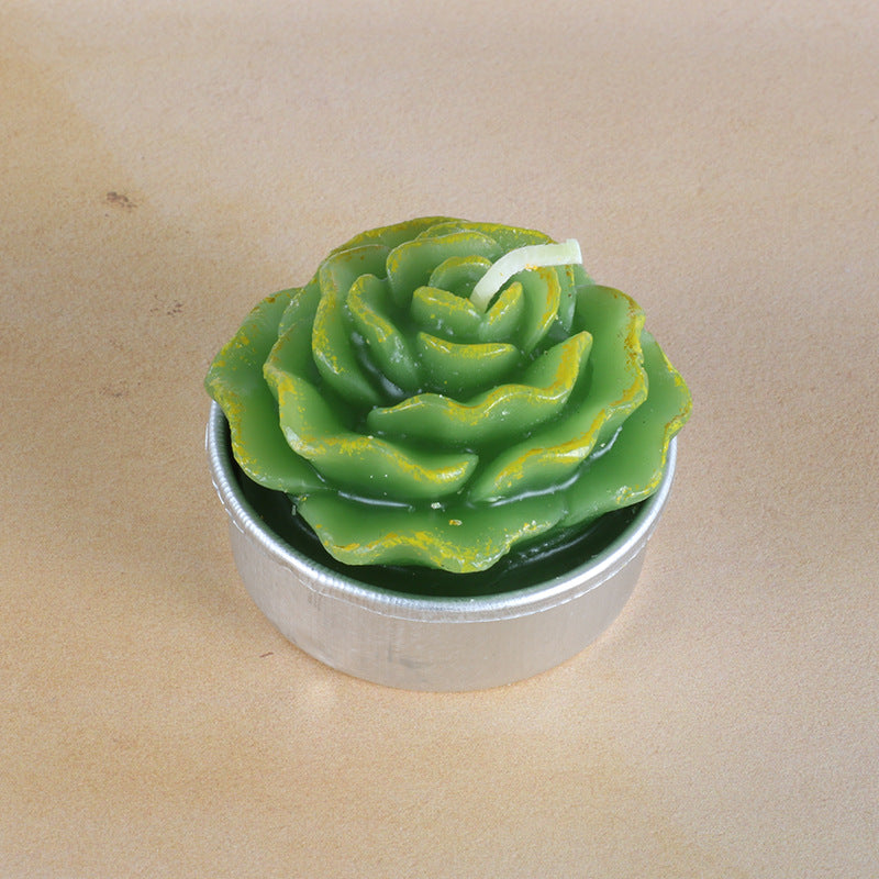 Simulated Succulent Candle Aromatherapy
