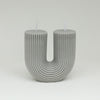 Home decorative candle U-Shaped geometric scented candles