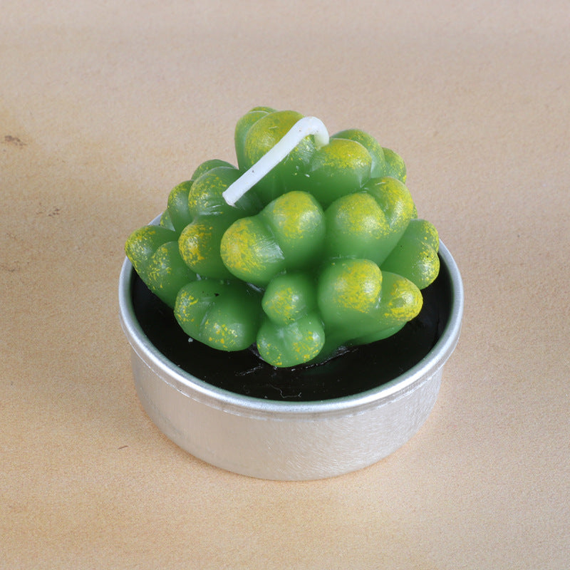 Simulated Succulent Candle Aromatherapy