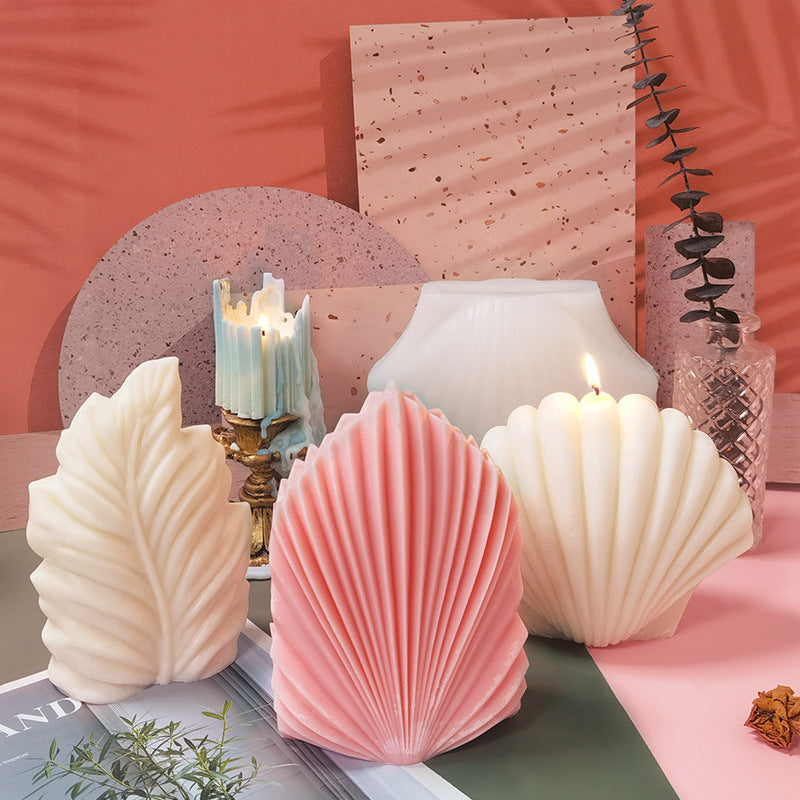 Big Scallop Scented Candle Silicone Mold