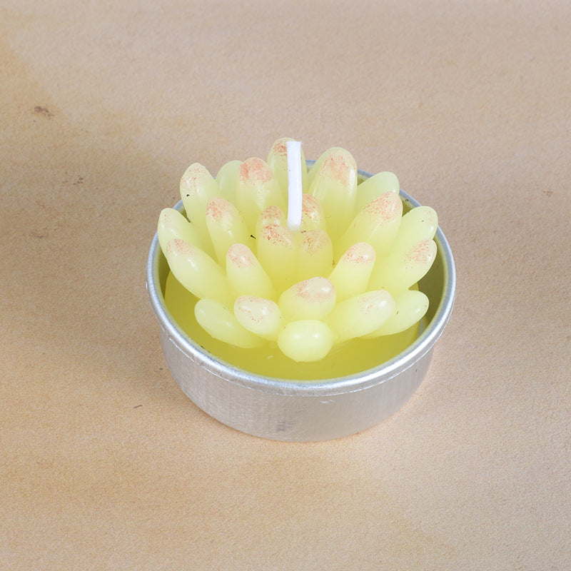 Simulated Succulent Candle Aromatherapy