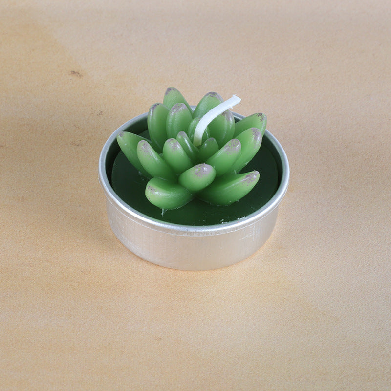 Simulated Succulent Candle Aromatherapy