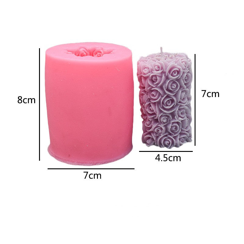 Rose Love Love Aromatherapy Candle Silicone Mold